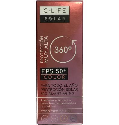 CREMA CLIFE FPS +50 ANTIAGE COLOR 50 ML