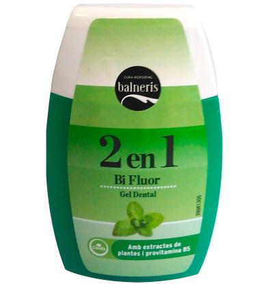 GEL DENTAL BALNERIS 2EN1 BI FLÚOR 100 ML