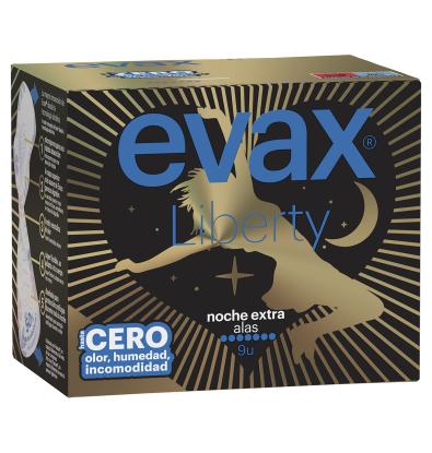 COMPRESA EVAX NOCHE LIBERTY EXTRA AMB ALES 9 UNITATS