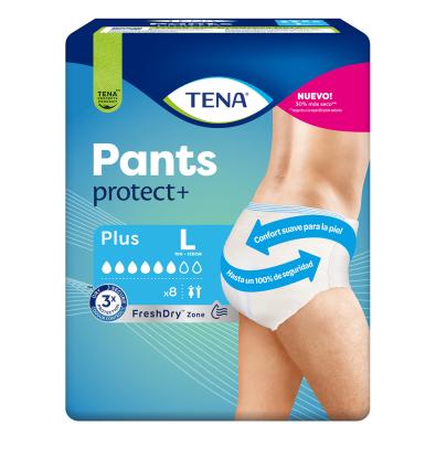 PANTS TENA PLUS L8 8 UNIDADES