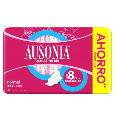 COMPRESA DIA AUSONIA ALAS ULTRAFINA NORMAL 38 UNIDADES