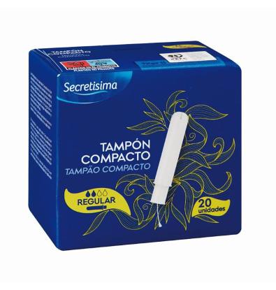 TAMPO SECRETISIMA COMPACTE REGULAR 20 UNITATS