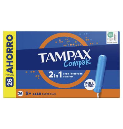 TAMPON TAMPAX CPK.SUP.PLUS 26 UNIDADES