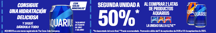 Aquarius lata 33 cl. en promoción