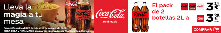 Coca-Cola pack 12 latas de 33 cl. en promoción