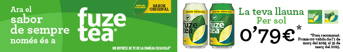 Fuze Tea en promoció