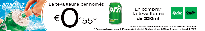 Sprite llauna 33 cl. en promoció