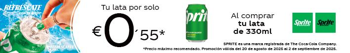 Sprite lata 33 cl. en promoción