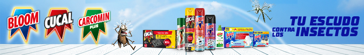 Tu escudo contra los insectos con Bloom, Cucal y Carcomin